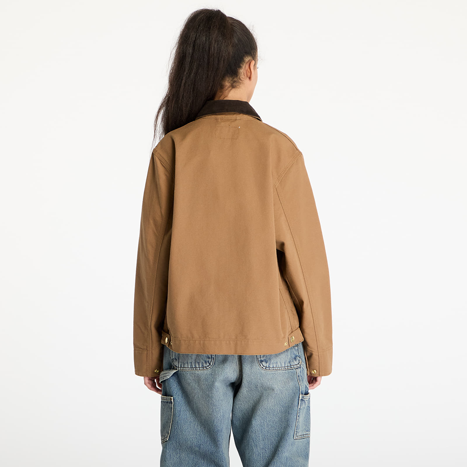 Geci Carhartt WIP Detroit Jacket UNISEX Hamilton Brown/ Tobacco Rinsed