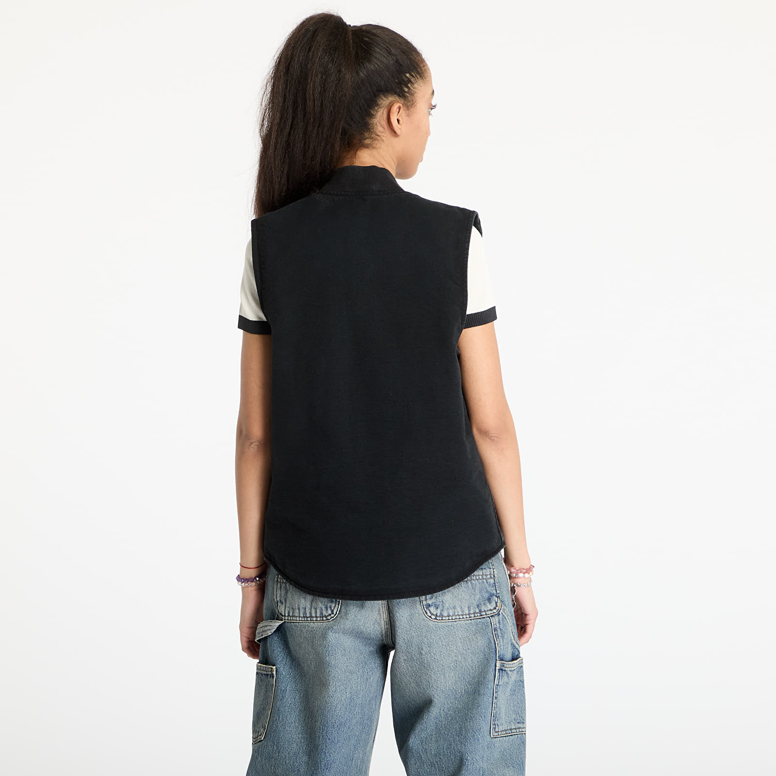 Västar Carhartt WIP Classic Vest UNISEX Black Stone Canvas