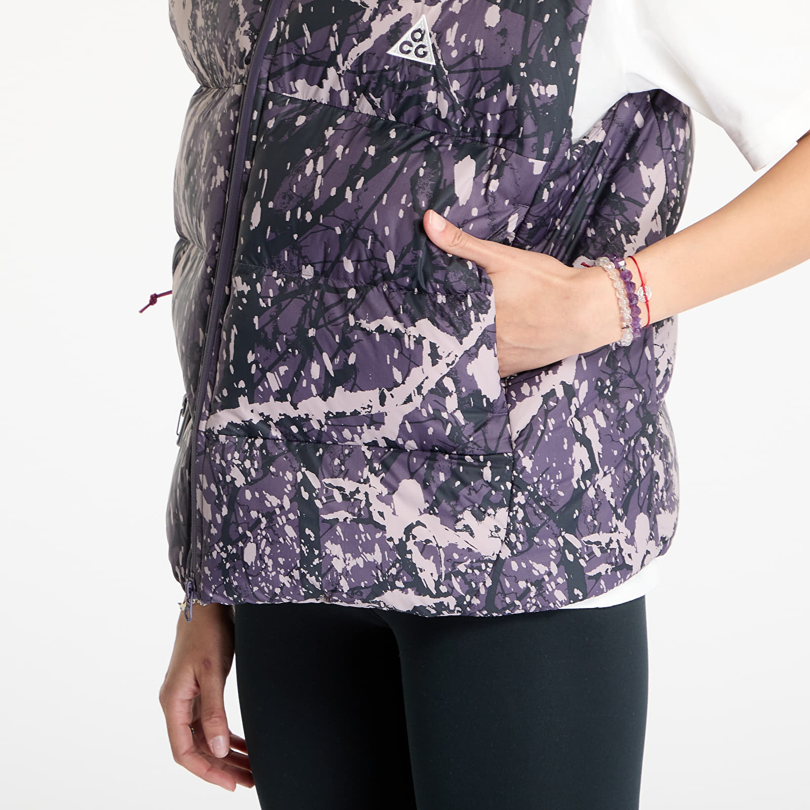 Vests Nike ACG "Lunar Lake" Women's Therma-FIT ADV Vest Dark Raisin/ Black/ Summit White