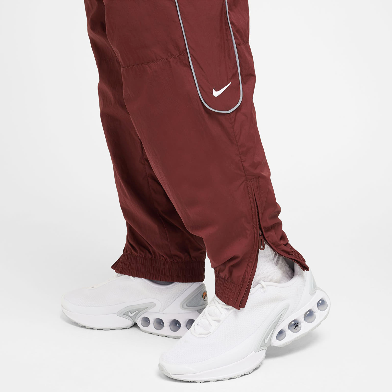 Pants Nike Solo Swoosh Men's Track Pants Dark Pony/ White