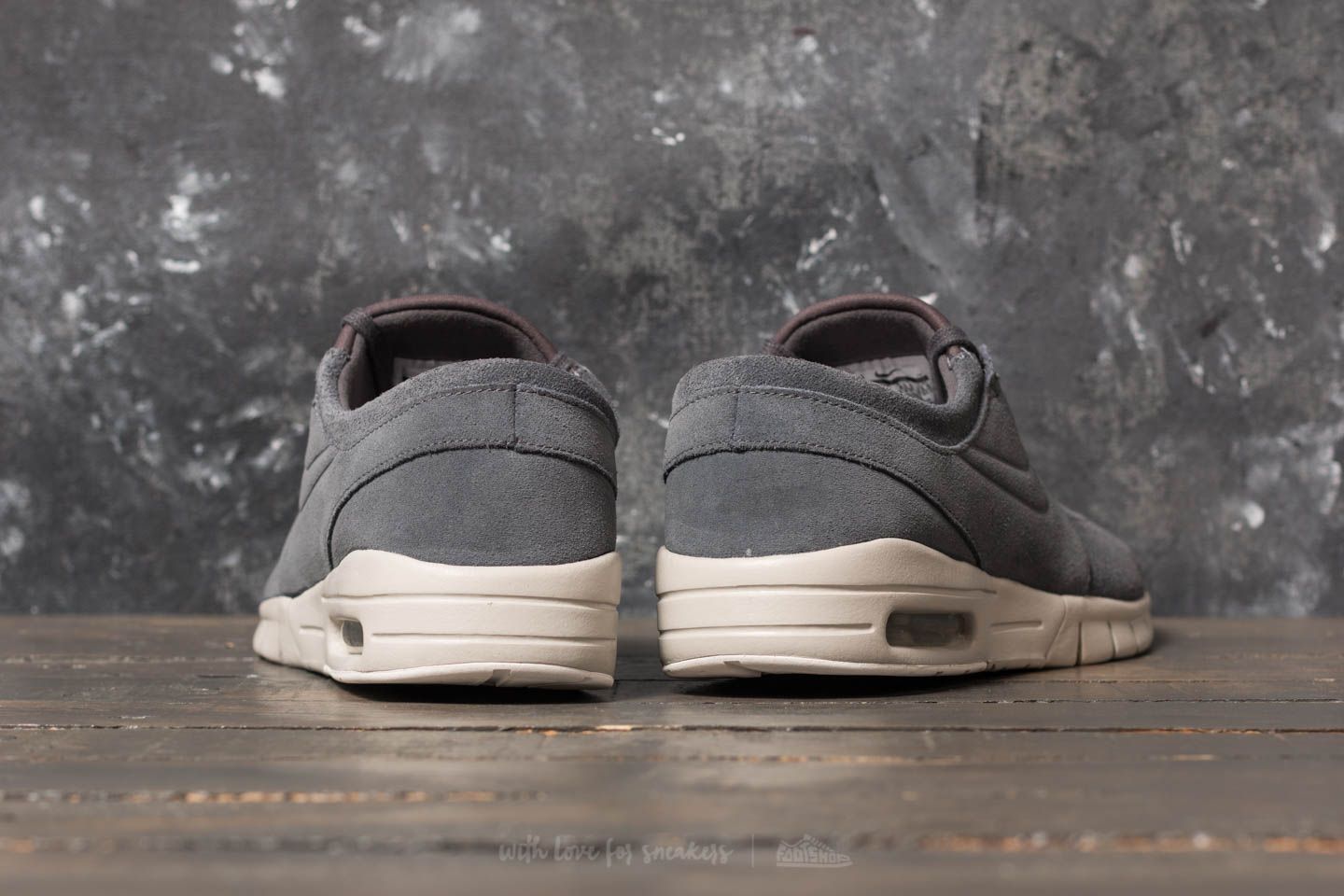 Zapatillas Hombre Nike Stefan Janoski Max L Dark Grey/ Dark Grey-Light Bone