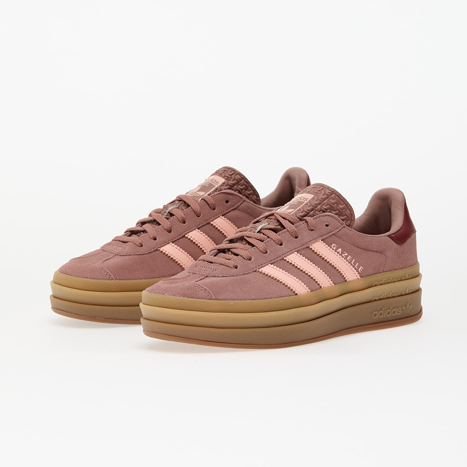 Women's shoes adidas Gazelle Bold W Warm Clay/ Clear Orange/ Preloved Ruby