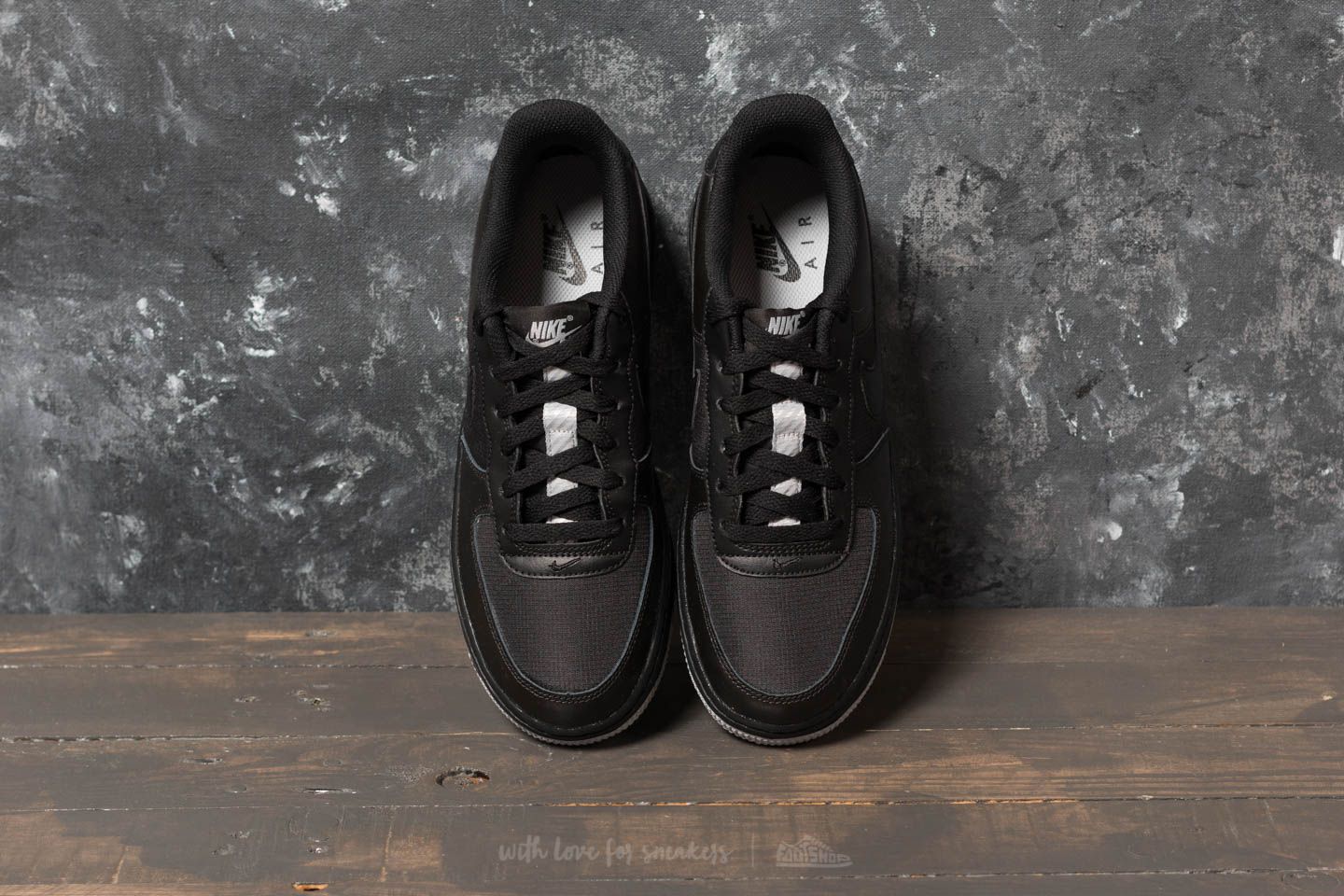 Damesko Nike Air Force 1 LV8 (GS) Black/ Black/ Wolf Grey