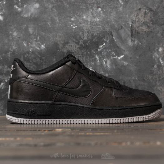 Nike air force 1 lv8 (gs) black/ black/ wolf grey shop