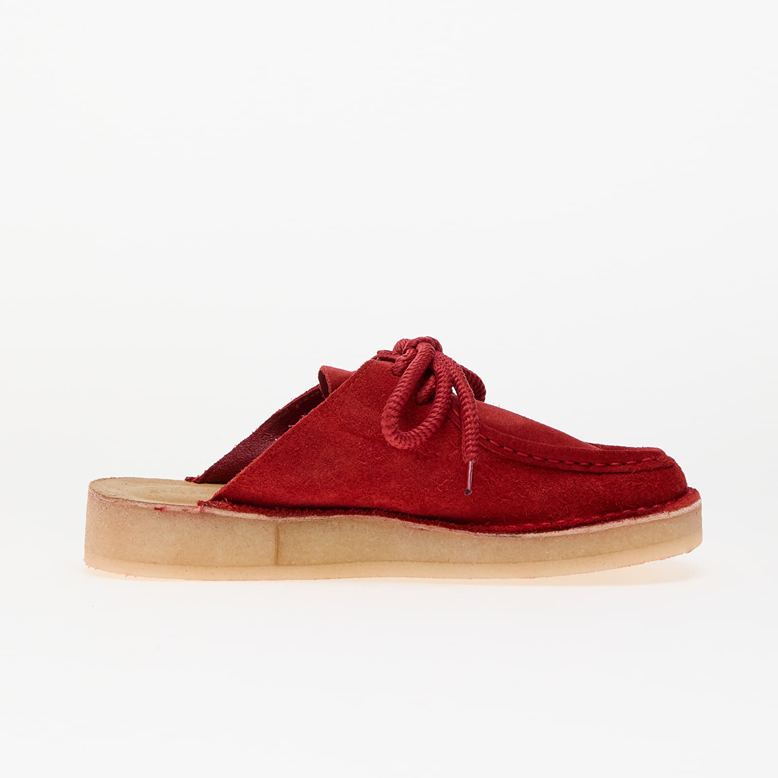 Dámské tenisky a boty Clarks Originals DSRTNomad Mule Red Suede