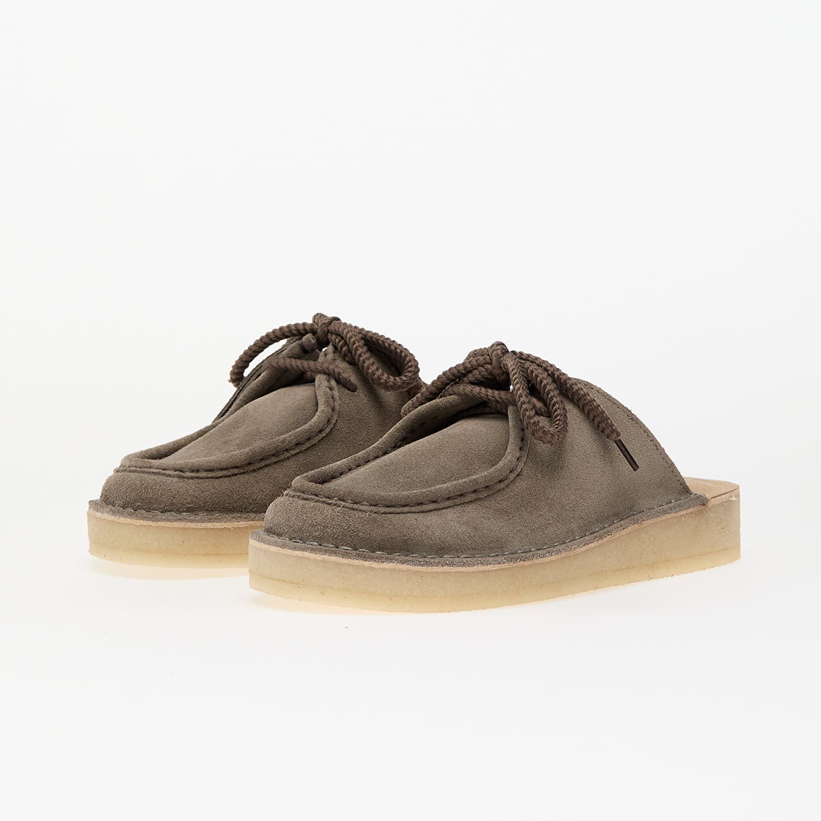 Women's shoes Clarks Originals DSRTNomad Mule Grey/ Sage Suede