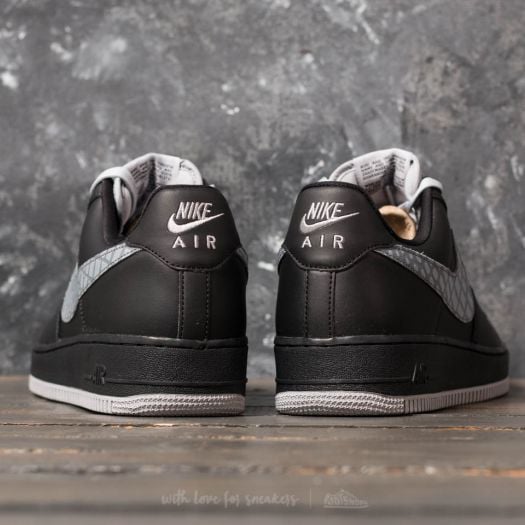Nike air force 1 07 grey black hot sale