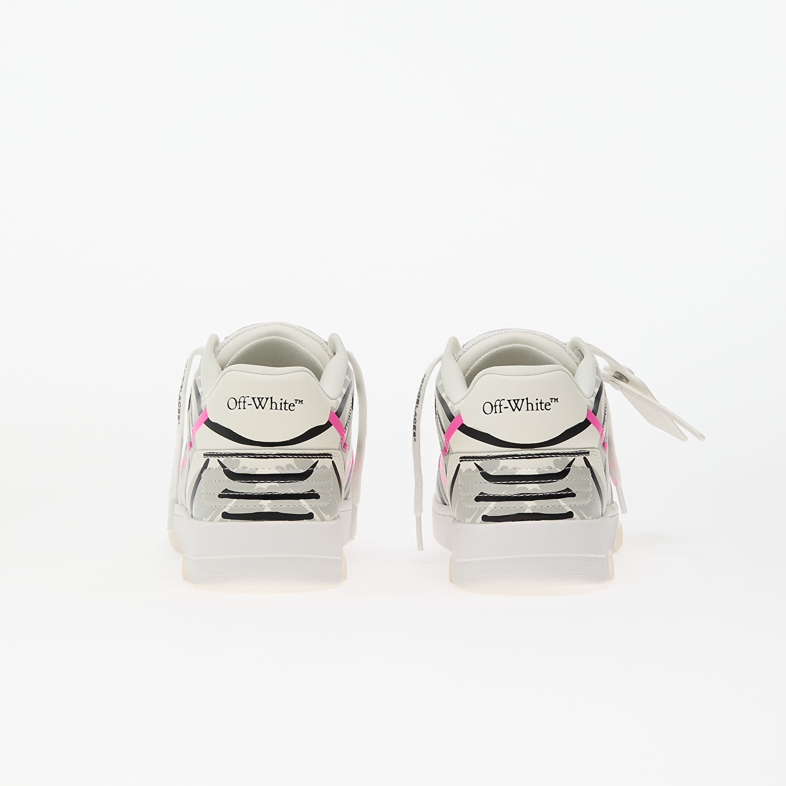 Férfi cipők Off-White x Bstroy Out of Office sneakers Grey/ Pink/ Off White