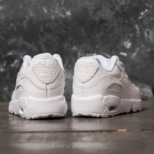 Junior air max 90 white leather sneaker outlet