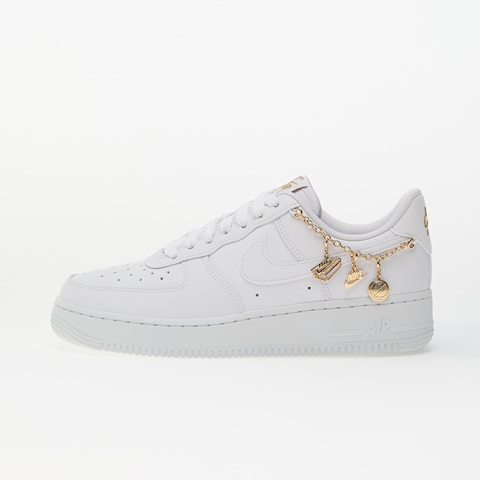 Levně Tenisky Nike W Air Force 1 '07 Lx White/ White-Metallic Gold-Flt Gold