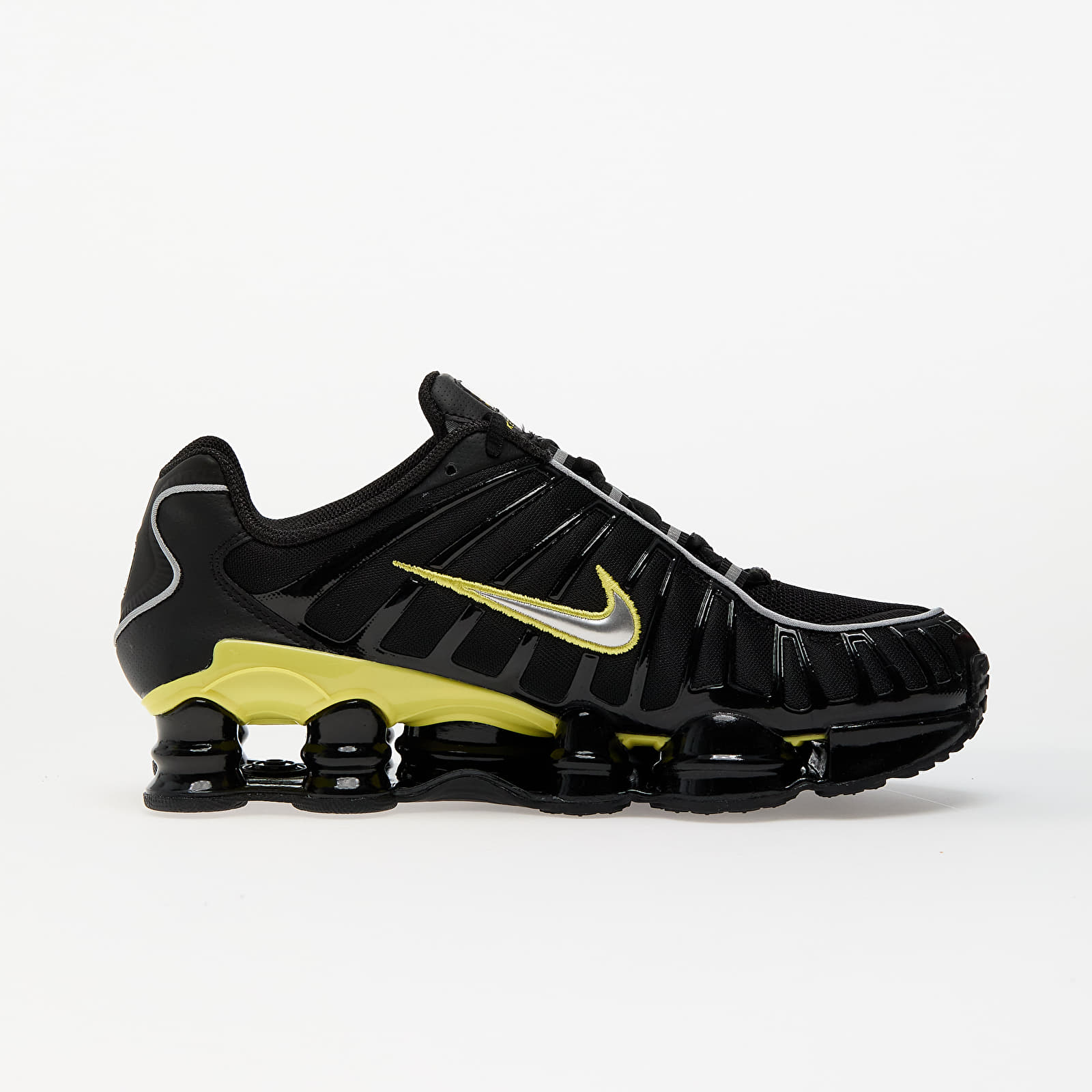 Men's shoes Nike Shox TL Black/ Metallic Silver-Dynamic Yellow