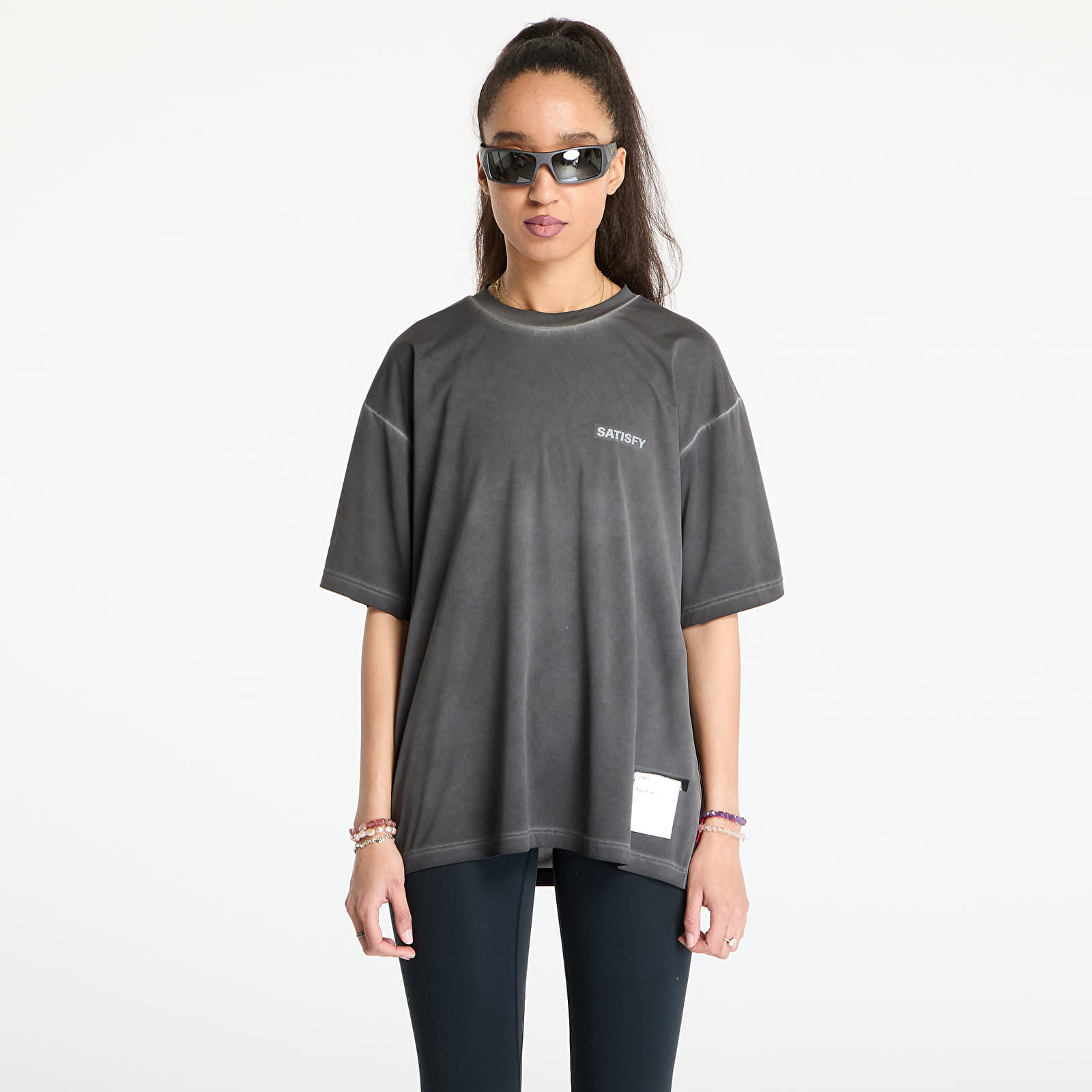 Koszulki Satisfy AuraLite T-Shirt UNISEX Pigment Black