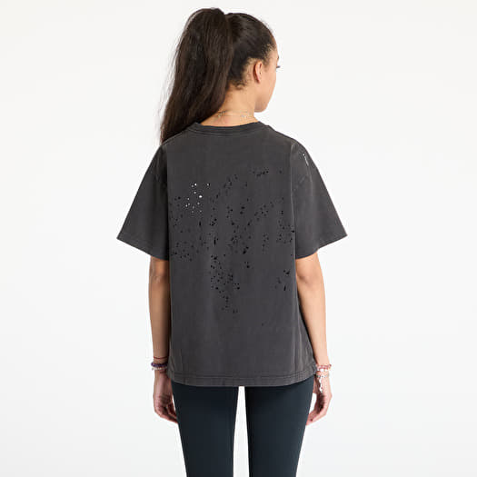 Satisfy MothTech ブラック半袖 XL04 Koszulki Satisfy MothTech T-Shirt UNISEX Aged Black | Footshop