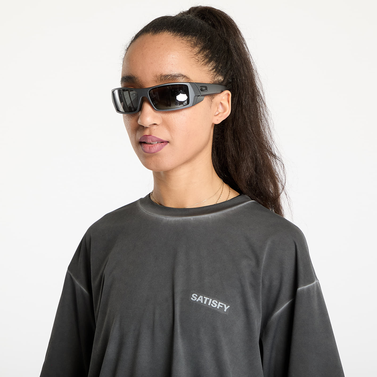 Koszulki Satisfy AuraLite T-Shirt UNISEX Pigment Black