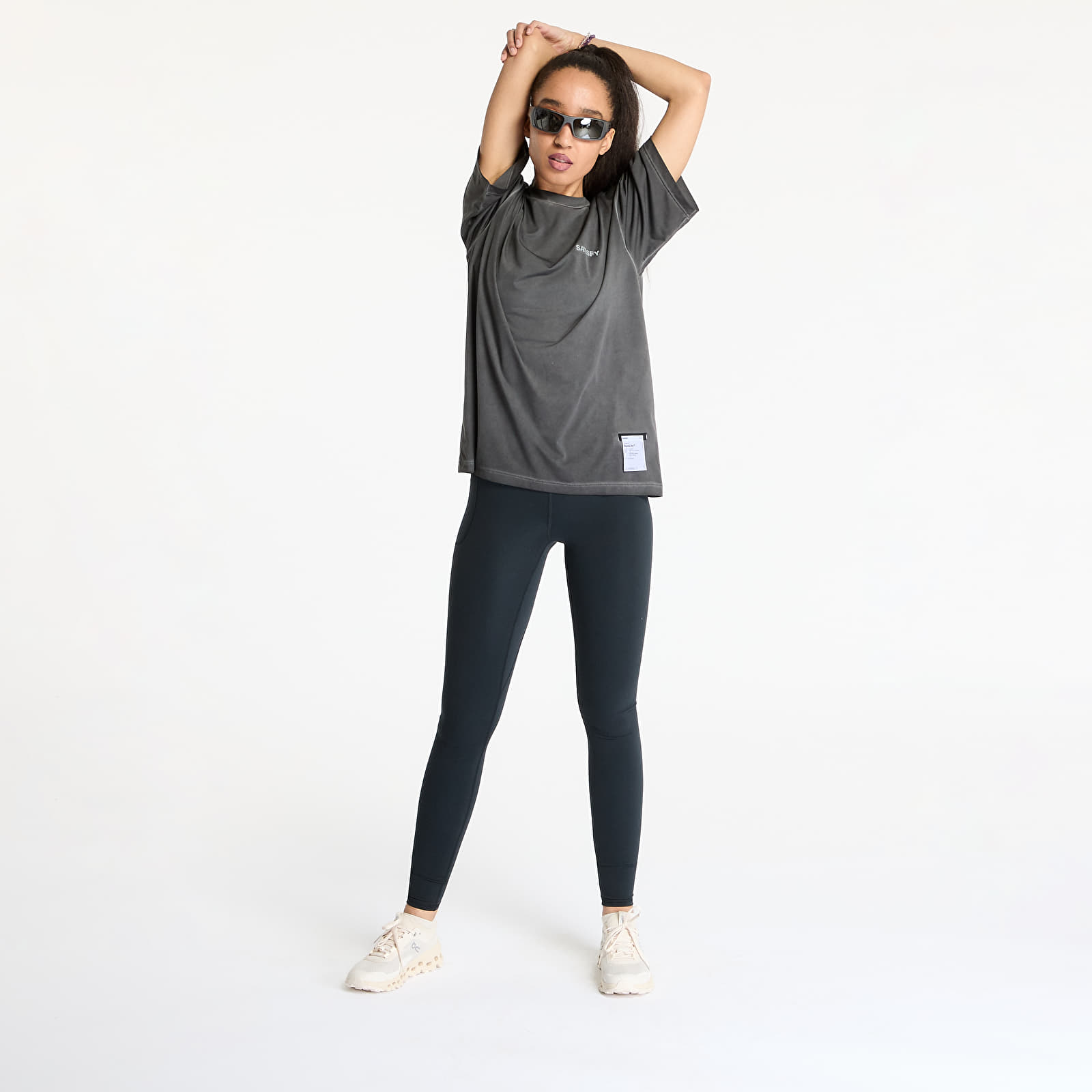 Koszulki Satisfy AuraLite T-Shirt UNISEX Pigment Black