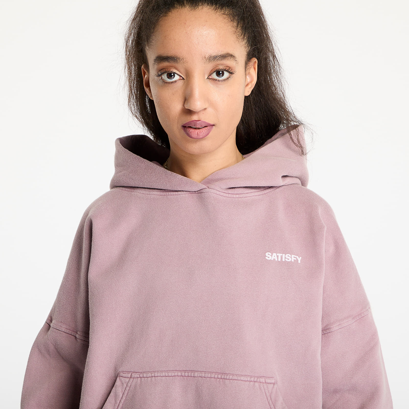 Sweatjacken und Sweatshirts Satisfy SoftCell Hoodie UNISEX Aged Elderberry