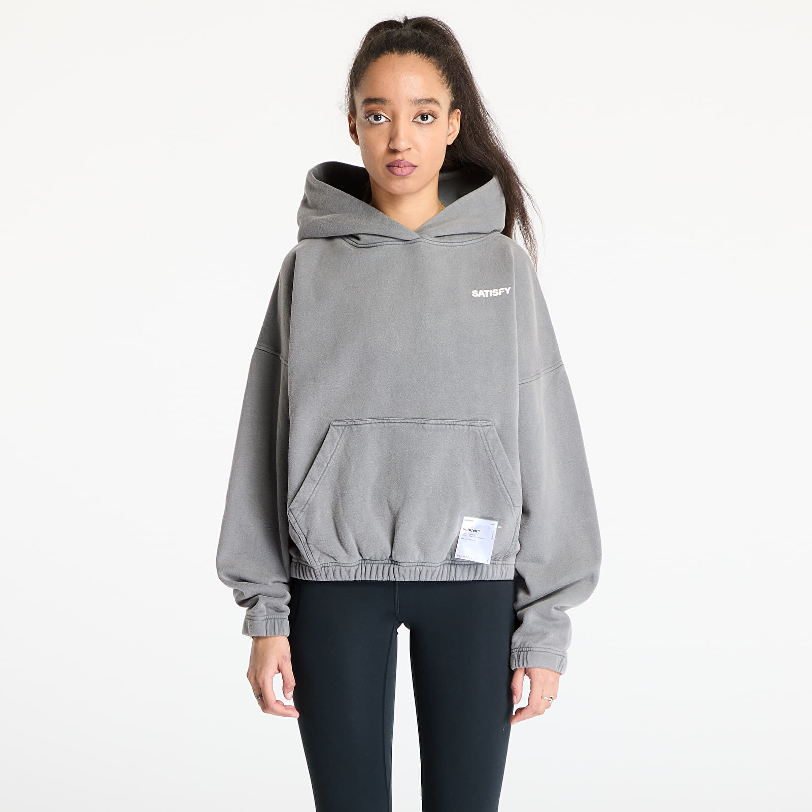 Sweatjacken und Sweatshirts Satisfy SoftCell Hoodie UNISEX Aged Grey