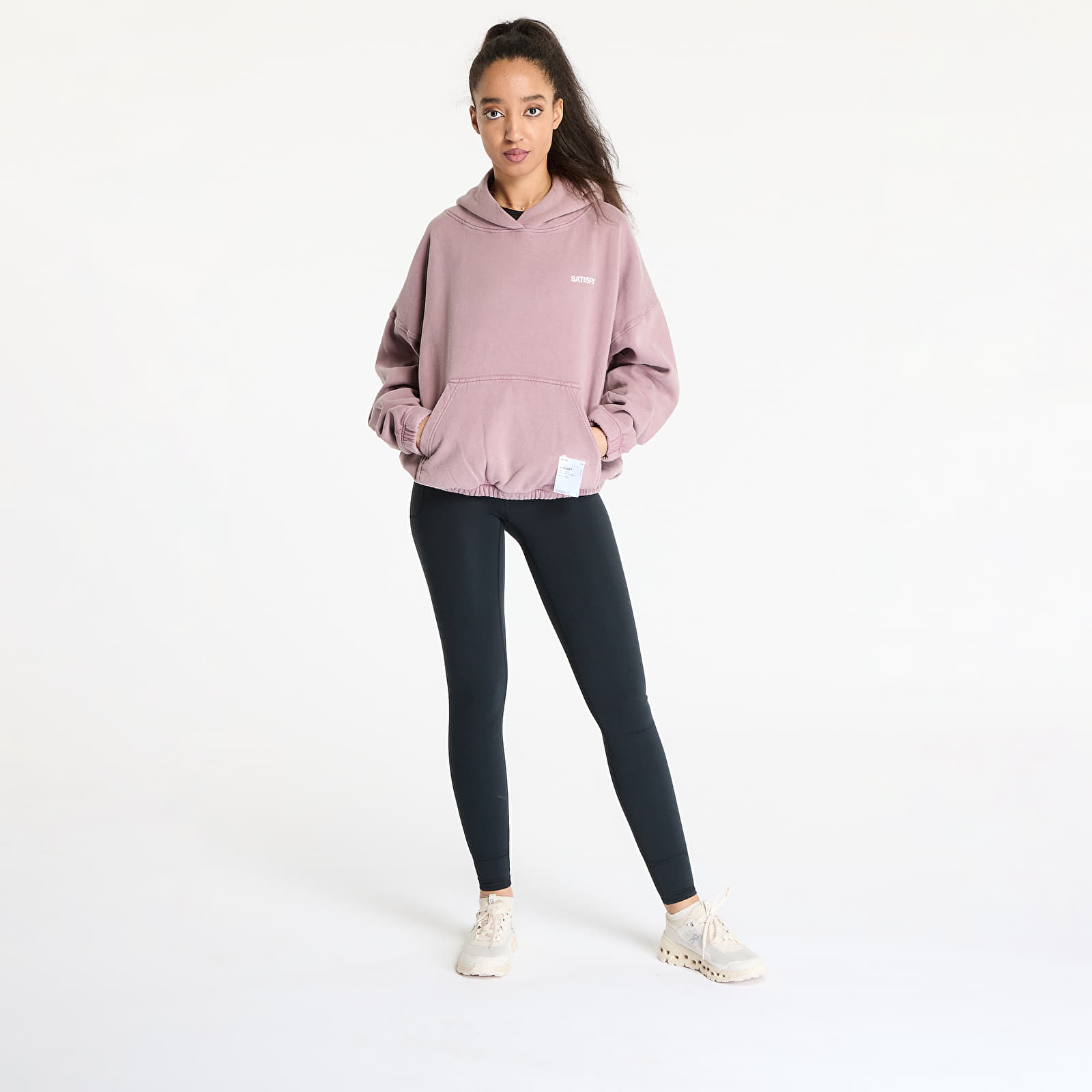Sweatjacken und Sweatshirts Satisfy SoftCell Hoodie UNISEX Aged Elderberry