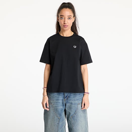 T-shirt FRED PERRY Crew Neck T-Shirt Black