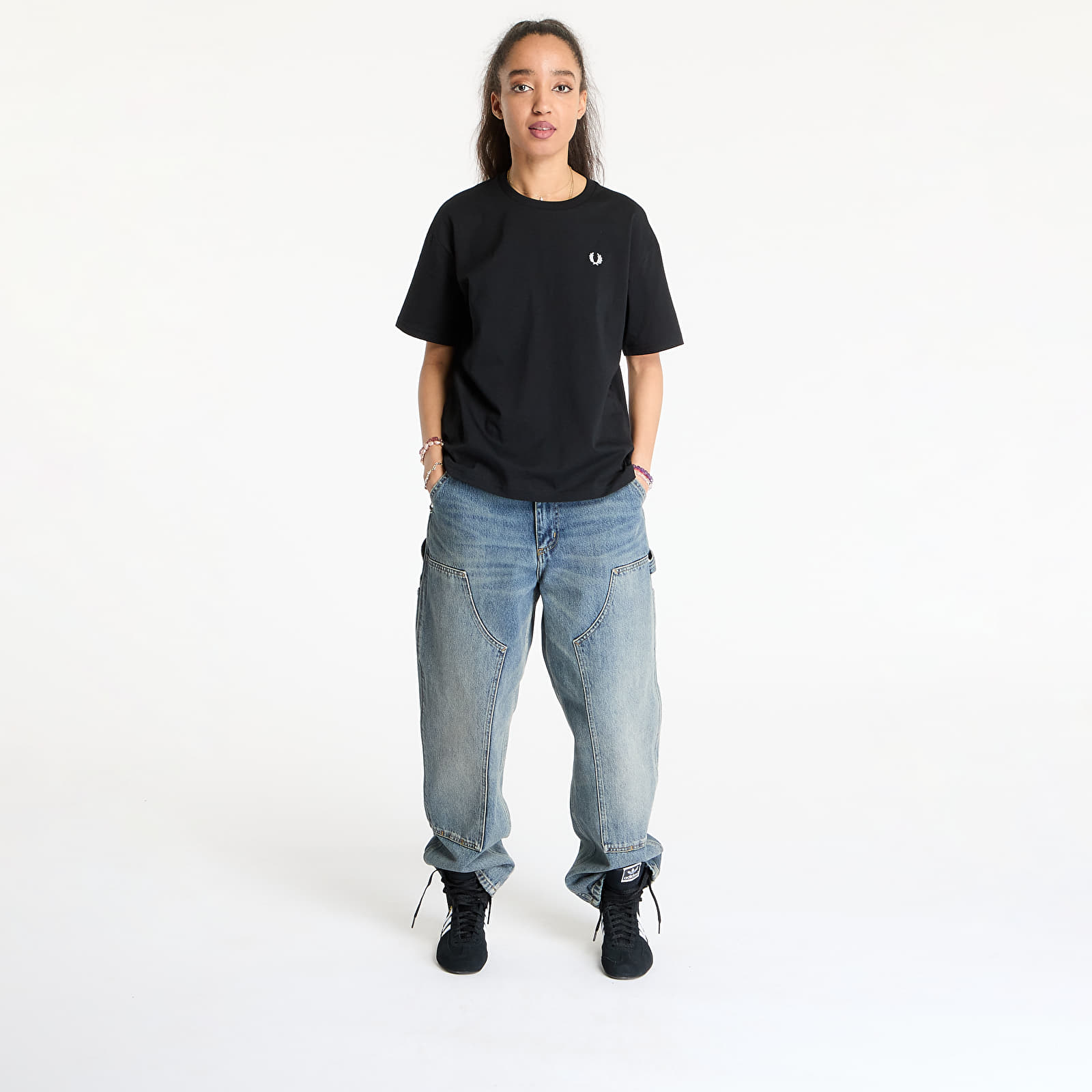 T-shirts FRED PERRY Crew Neck T-Shirt Black
