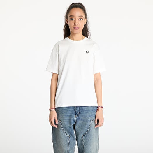 T-shirt FRED PERRY Crew Neck T-Shirt Snow White