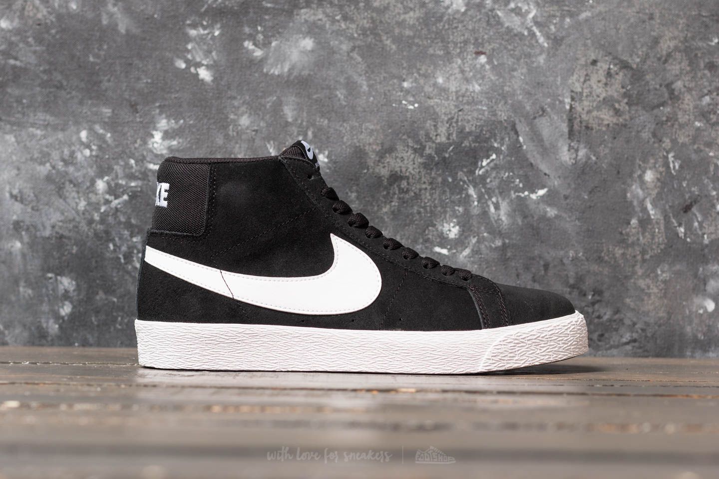 Nike SB Zoom Blazer Mid Shoes - Black/White-White | Switch