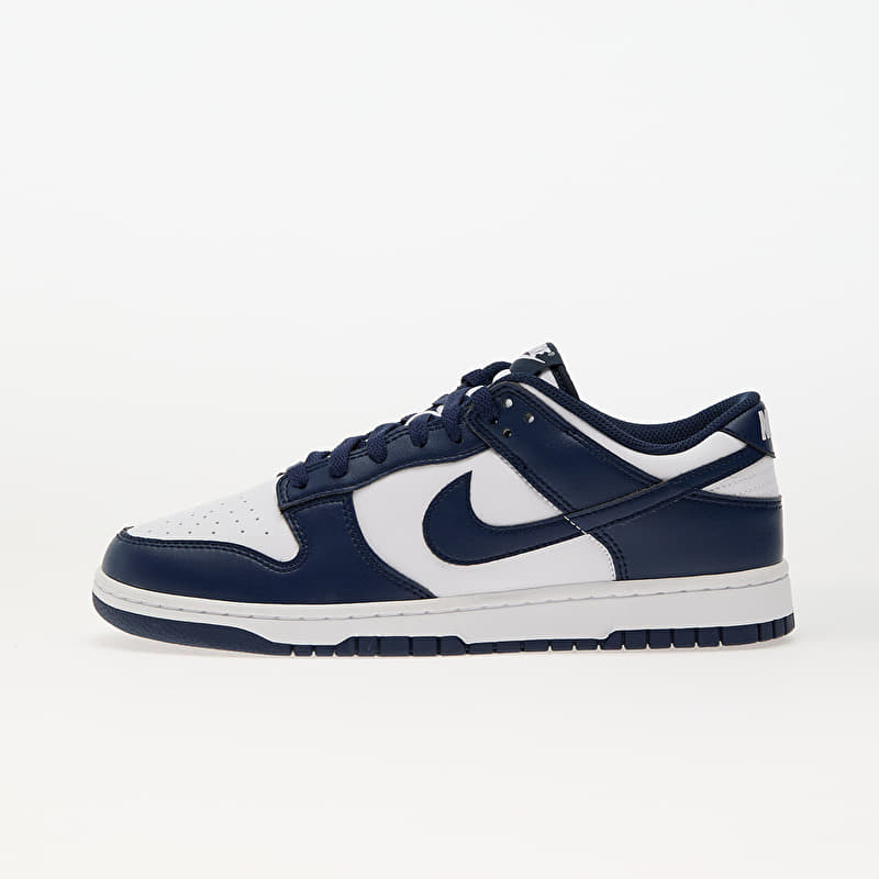 Nike Dunk Low Retro White/ Midnight Navy-White | Footshop