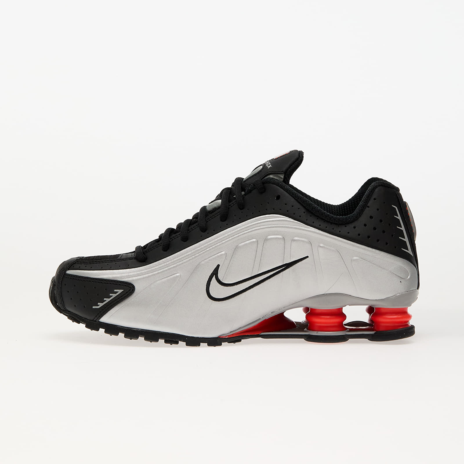 Férfi cipők Nike Shox R4 Metallic Silver/ Metallic Silver-Black