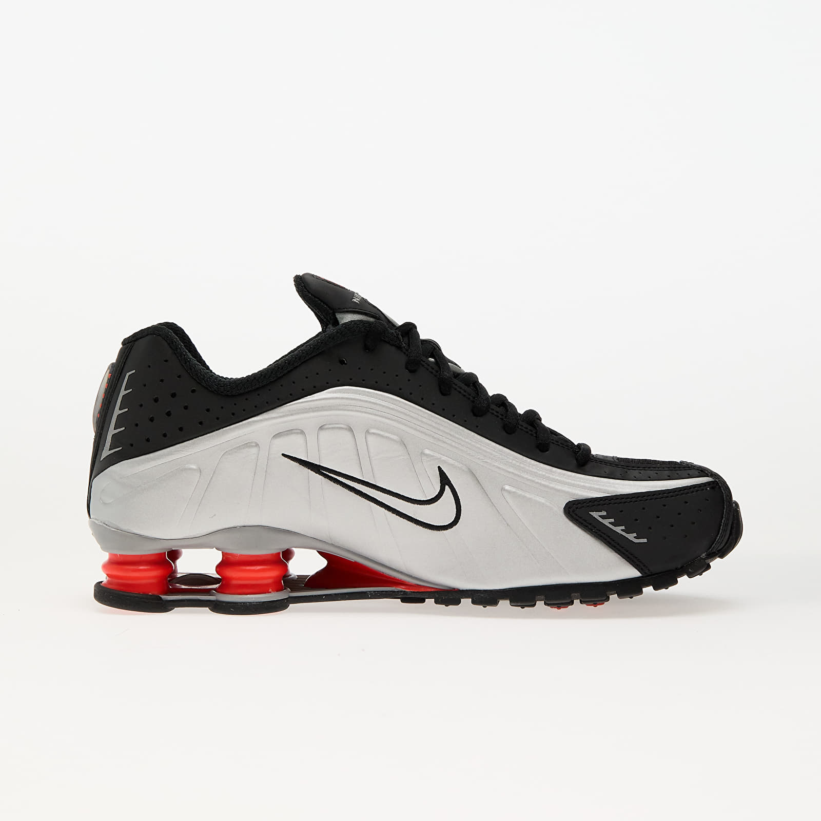 Férfi cipők Nike Shox R4 Metallic Silver/ Metallic Silver-Black