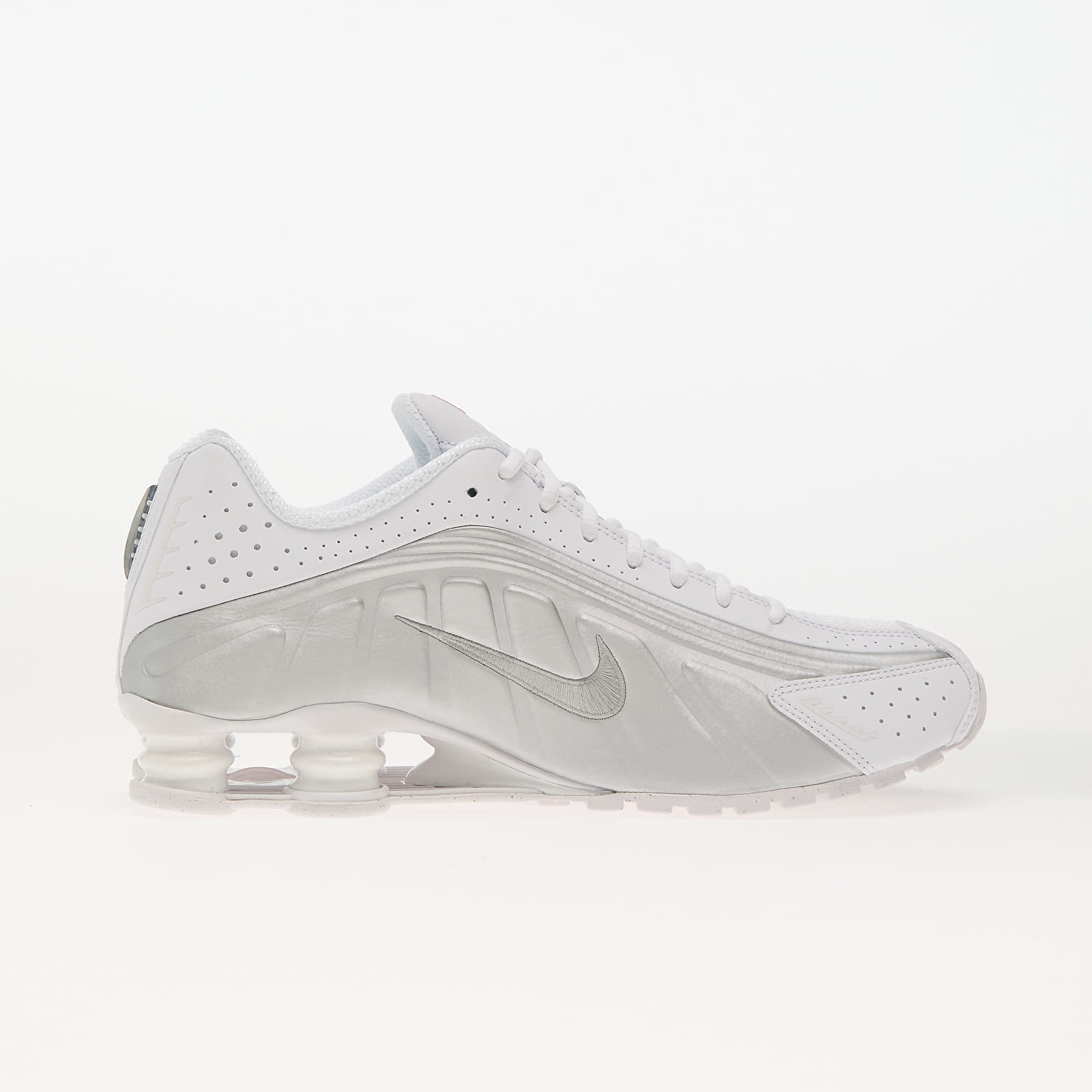 Men's shoes Nike Shox R4 White/ Metallic Silver-White
