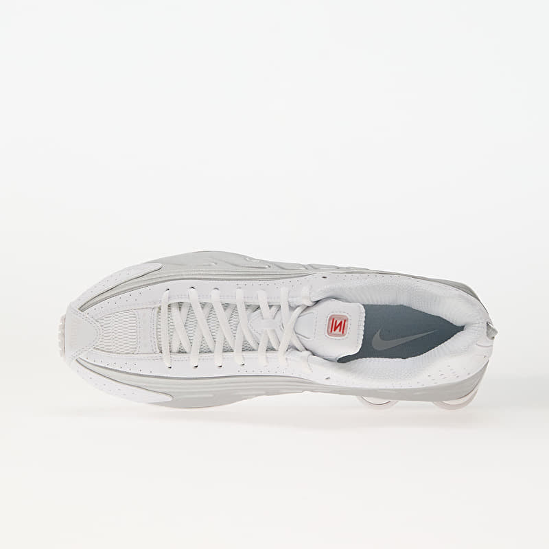 Nike Shox R4 White/ Metallic Silver-White | Footshop