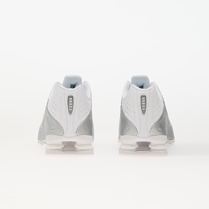 Nike Shox R4 White/ Metallic Silver-White | Footshop