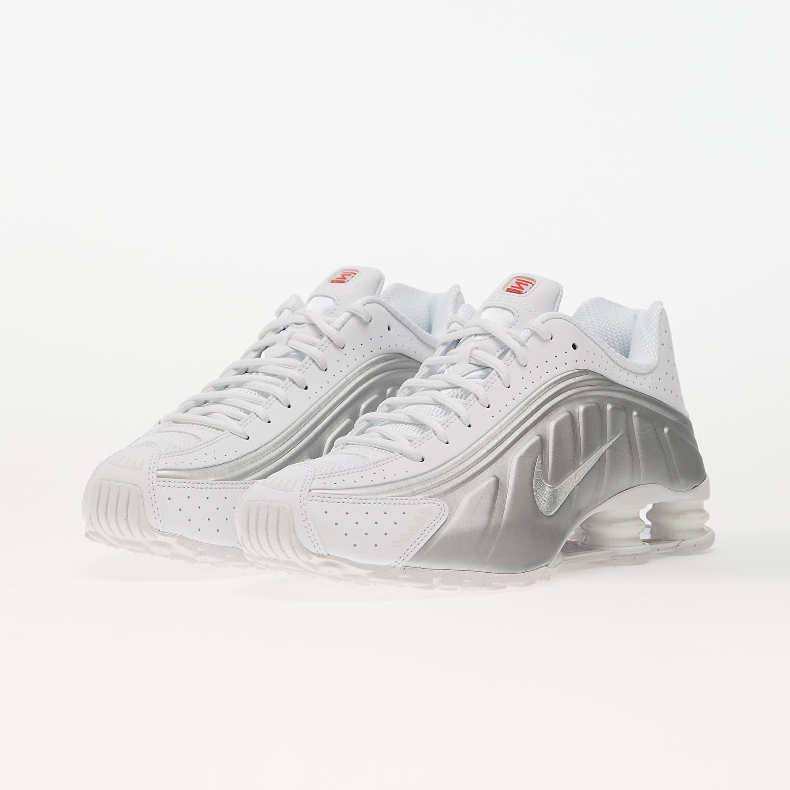 Men's shoes Nike Shox R4 White/ Metallic Silver-White