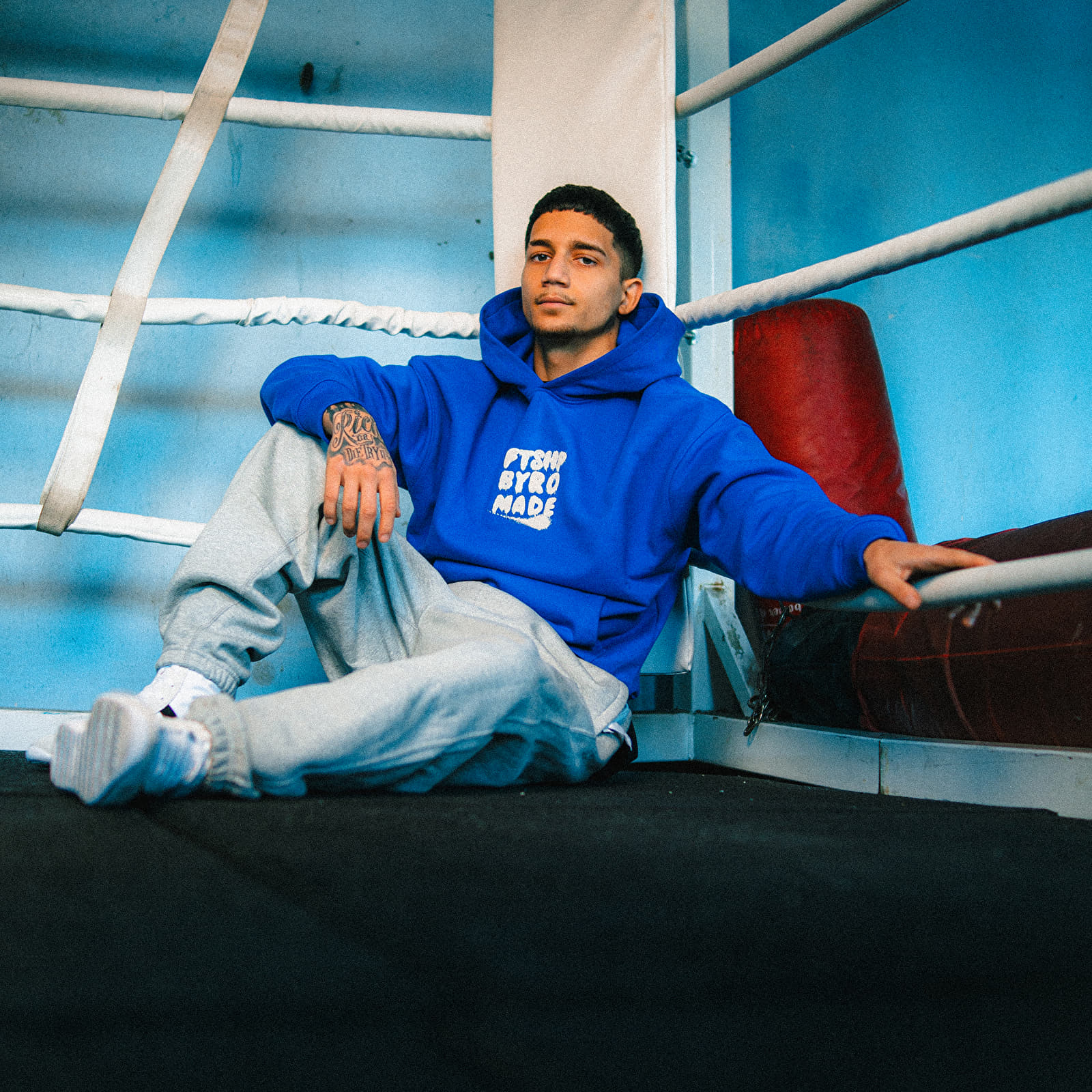 Men's hoodies FTSHP RFTW Hoodie UNISEX Blue