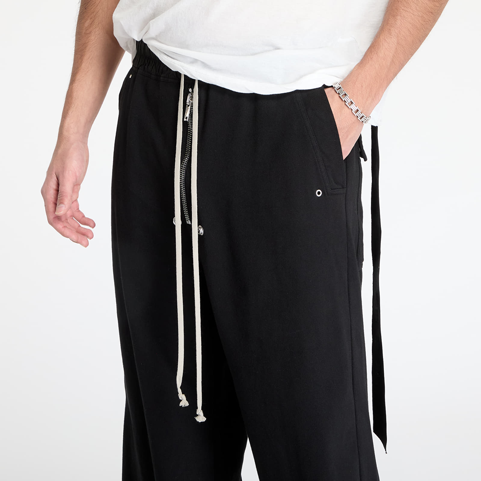 Džíny a kalhoty Rick Owens DRKSHDW Geth Belas Pant Black