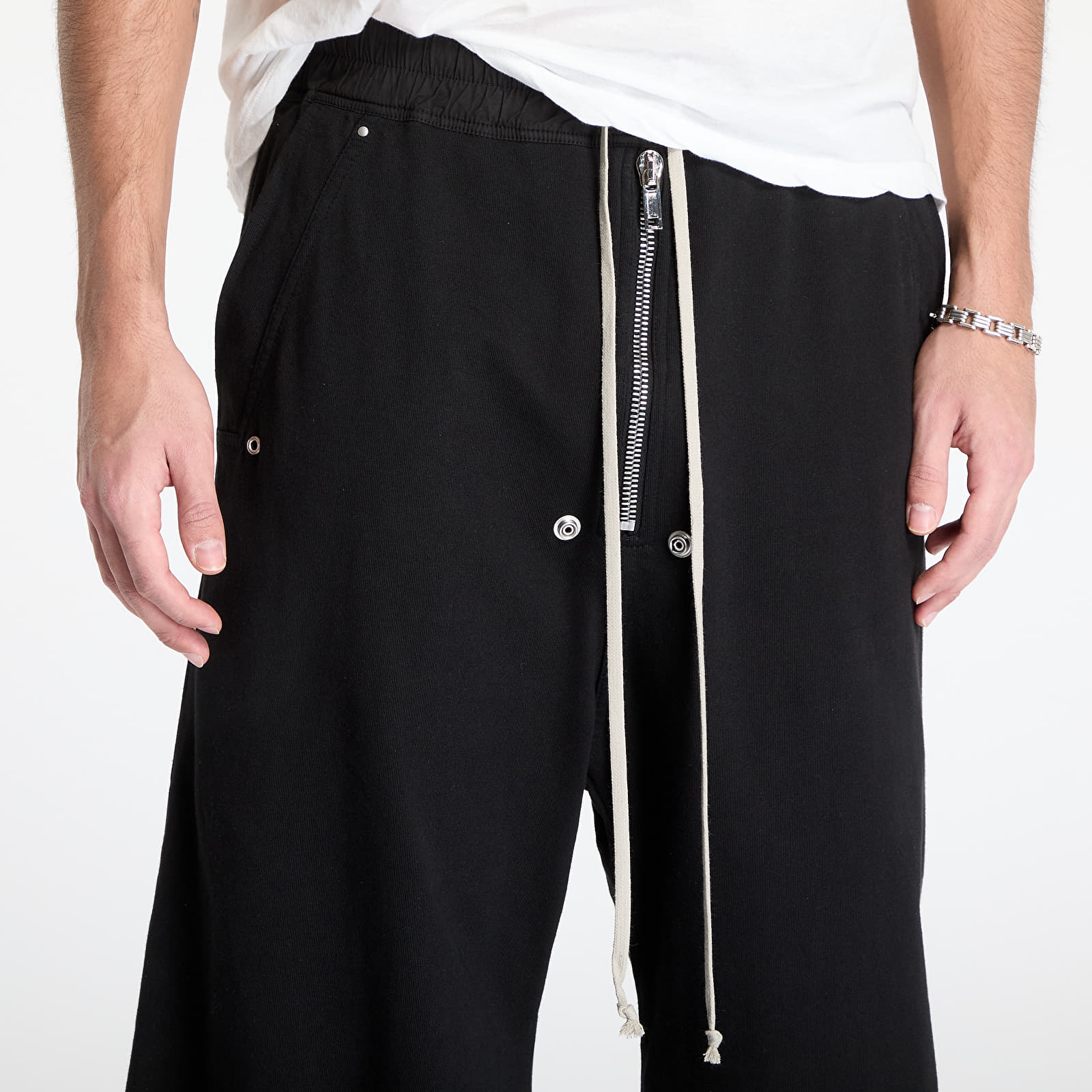 Džíny a kalhoty Rick Owens DRKSHDW Geth Belas Pant Black