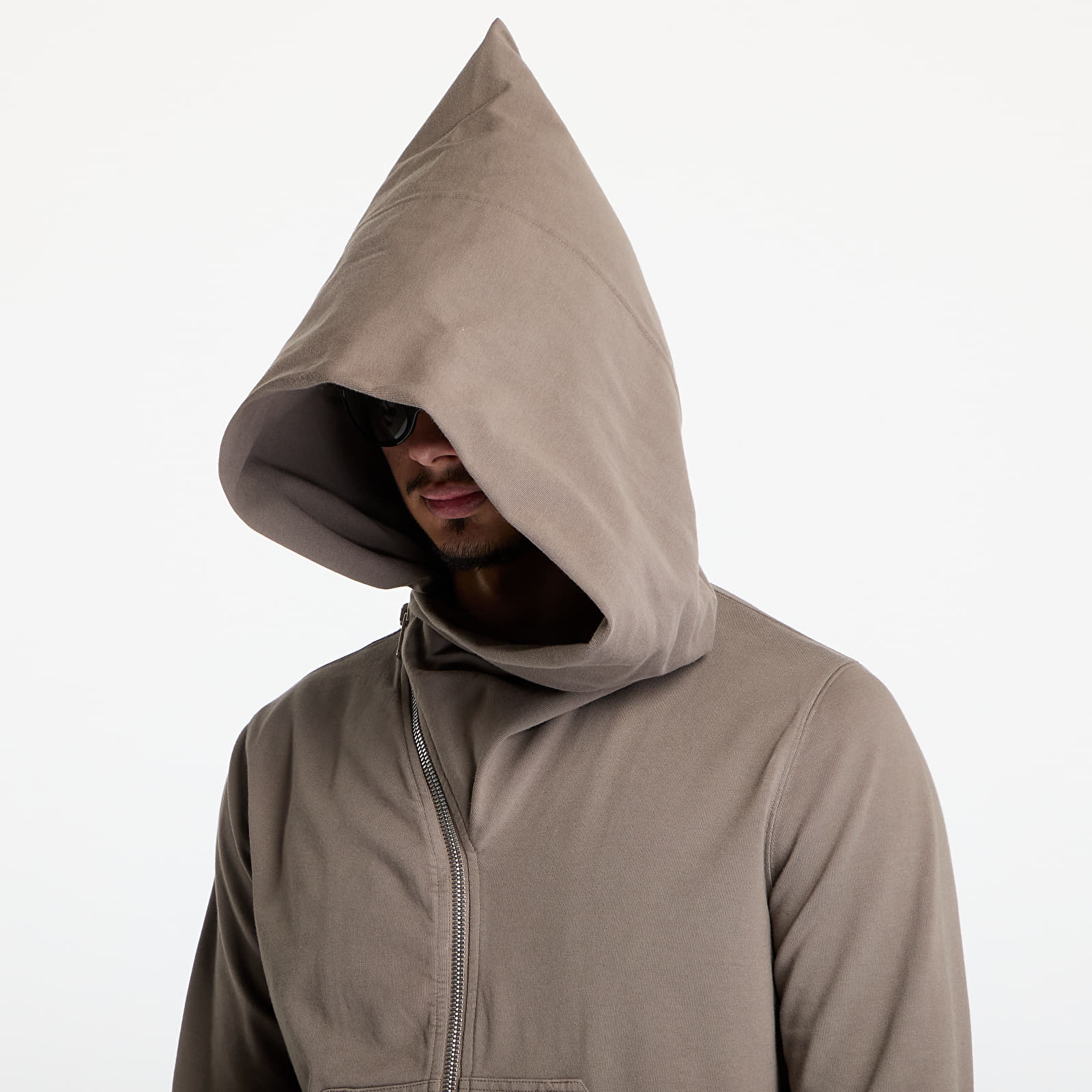 Mikiny Rick Owens DRKSHDW Mountain Hoodie Dust
