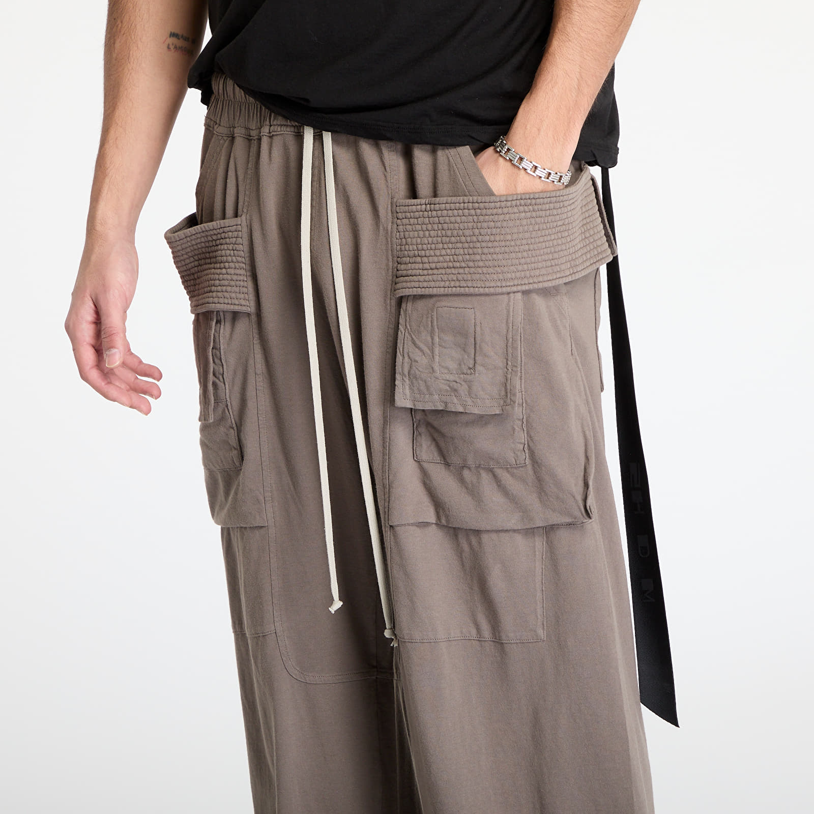 Pants and jeans Rick Owens DRKSHDW Creatch Wide Cargo Drawstring Dust