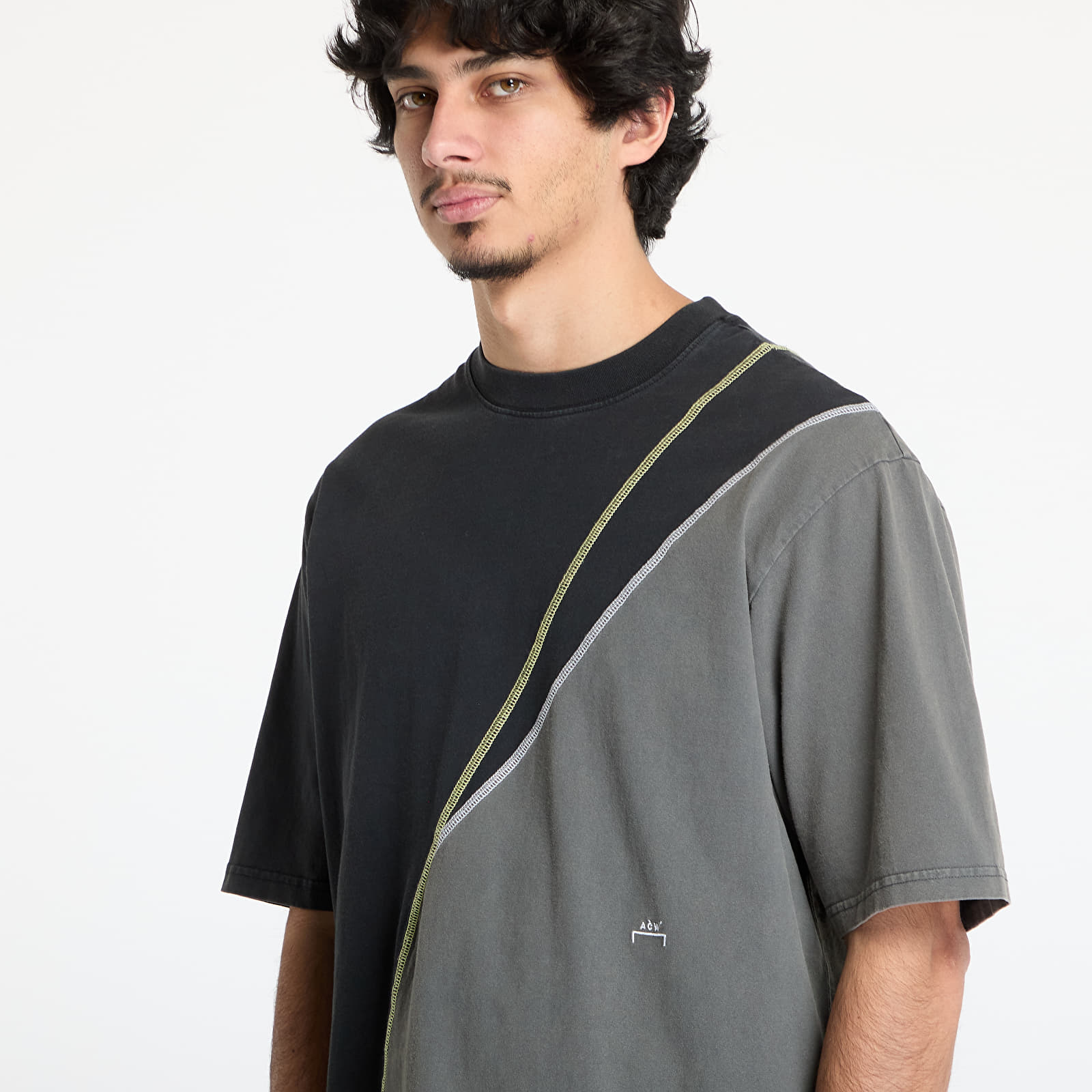 T-paidat A-COLD-WALL* Spliced T-Shirt Black