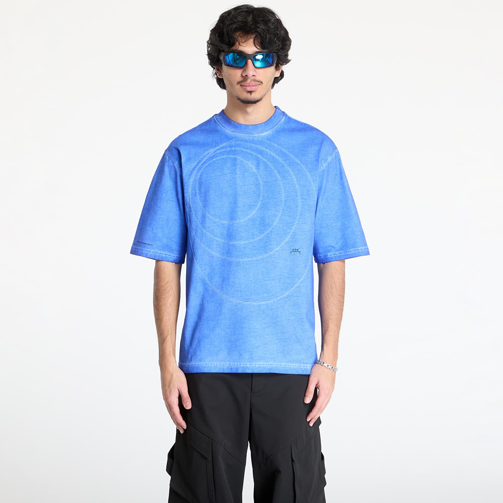 Tricou A-COLD-WALL* Frequency T-Shirt Blue L