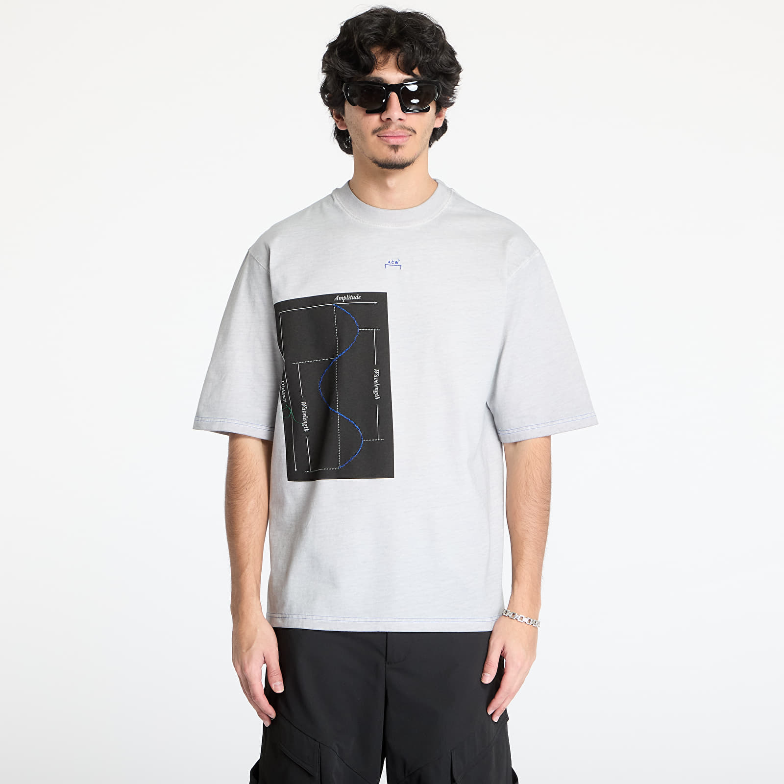 T-shirts A-COLD-WALL* Waveform T-Shirt Grey
