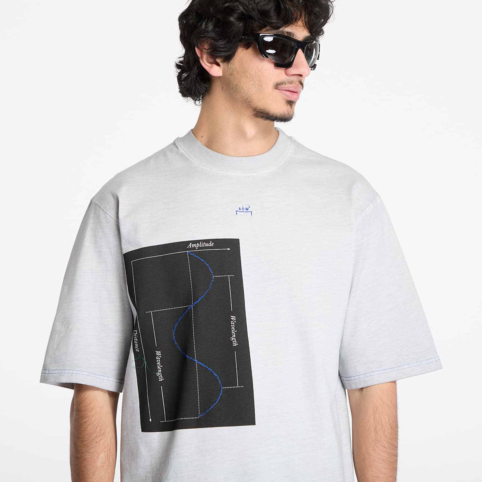 T-shirts A-COLD-WALL* Waveform T-Shirt Grey