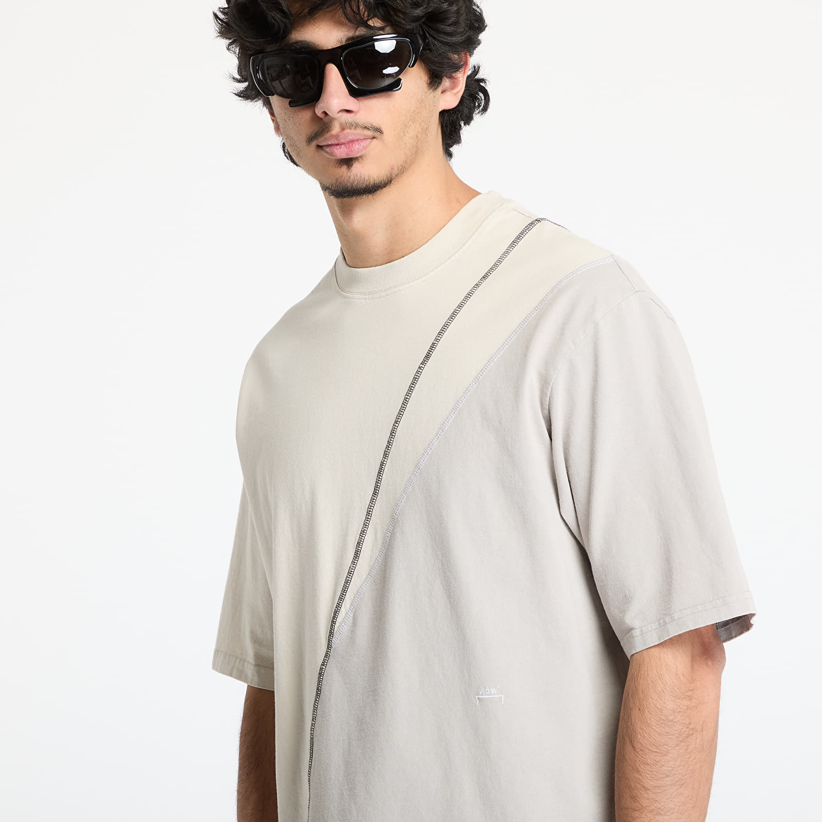 T-shirts A-COLD-WALL* Spliced T-Shirt Beige