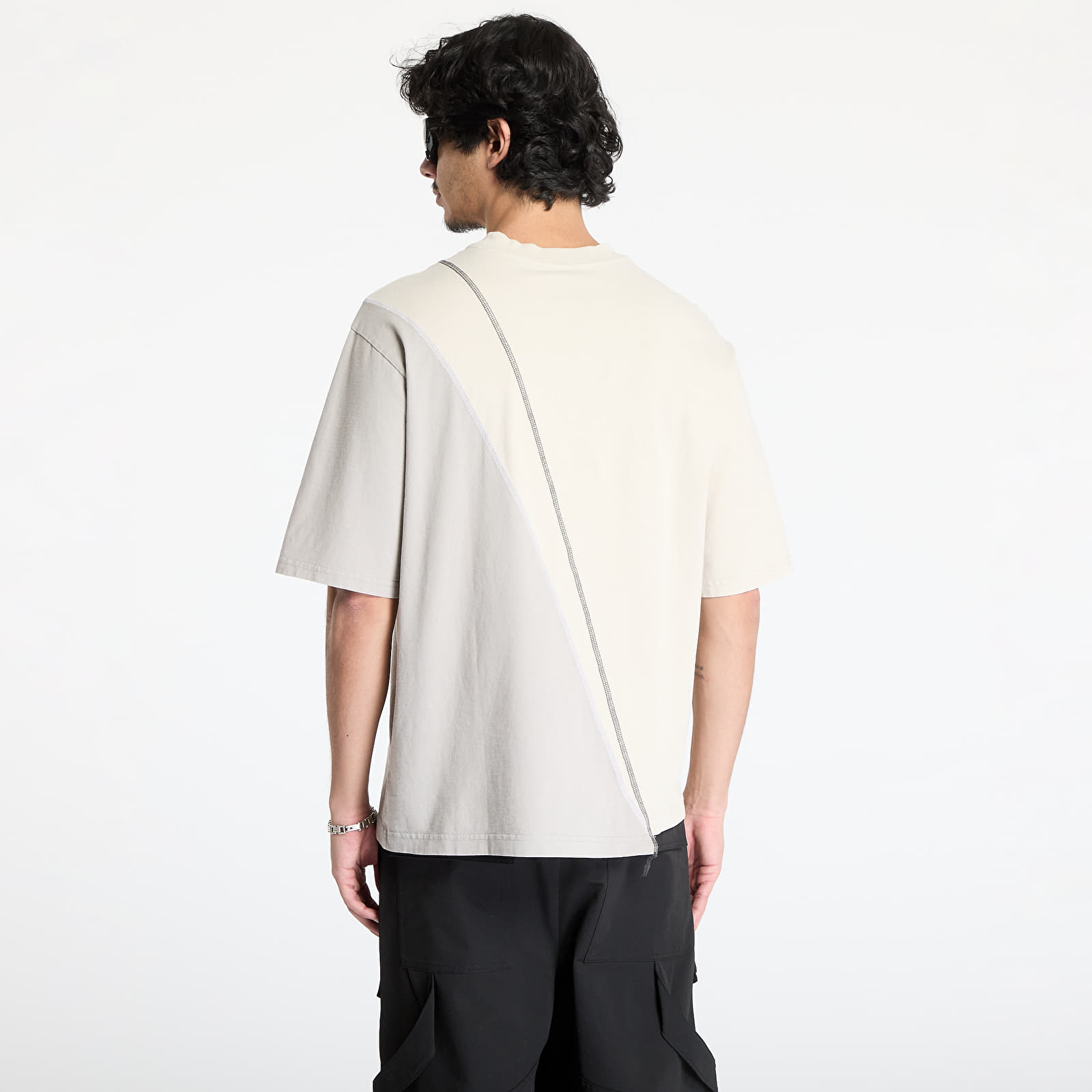 T-shirts A-COLD-WALL* Spliced T-Shirt Beige