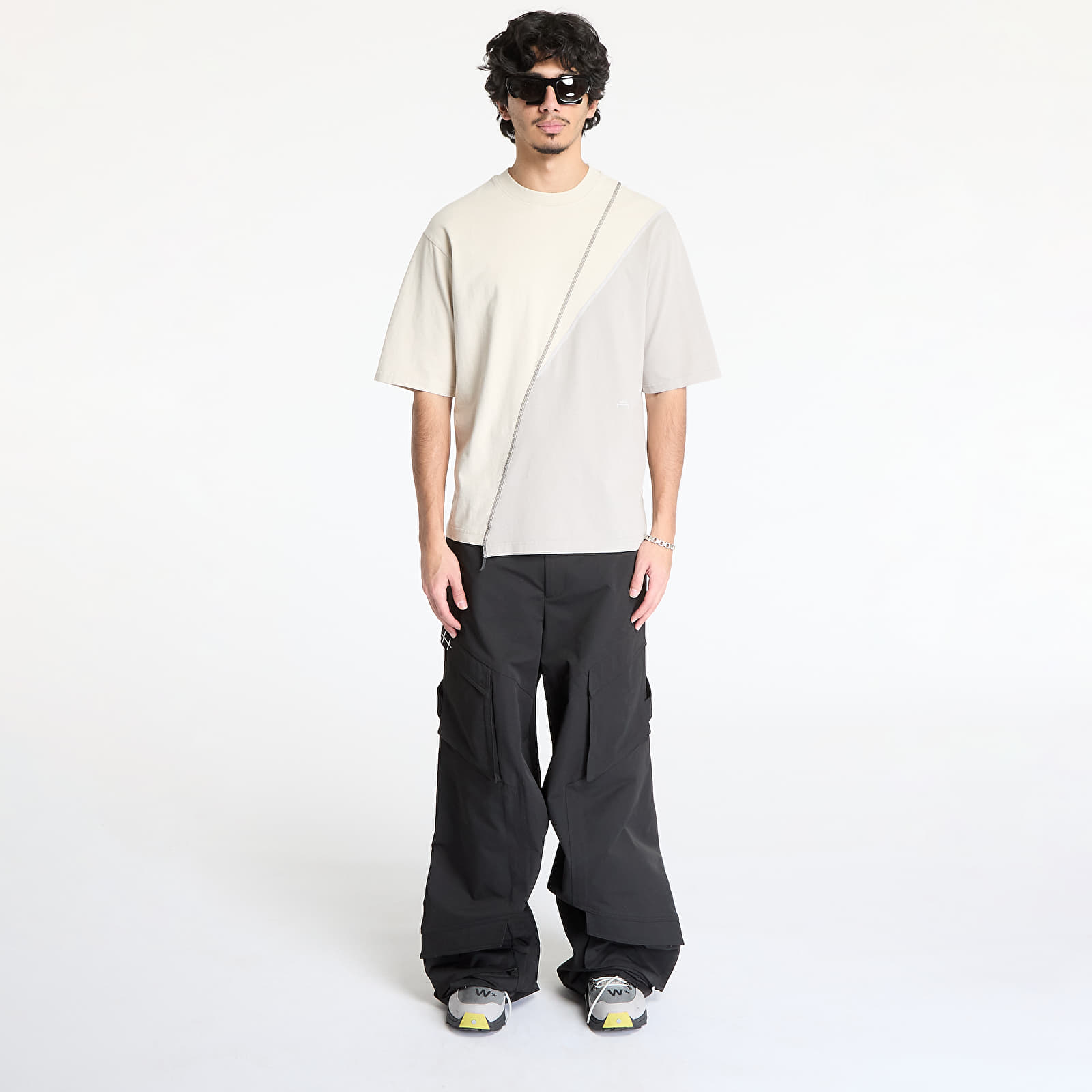 T-shirts A-COLD-WALL* Spliced T-Shirt Beige