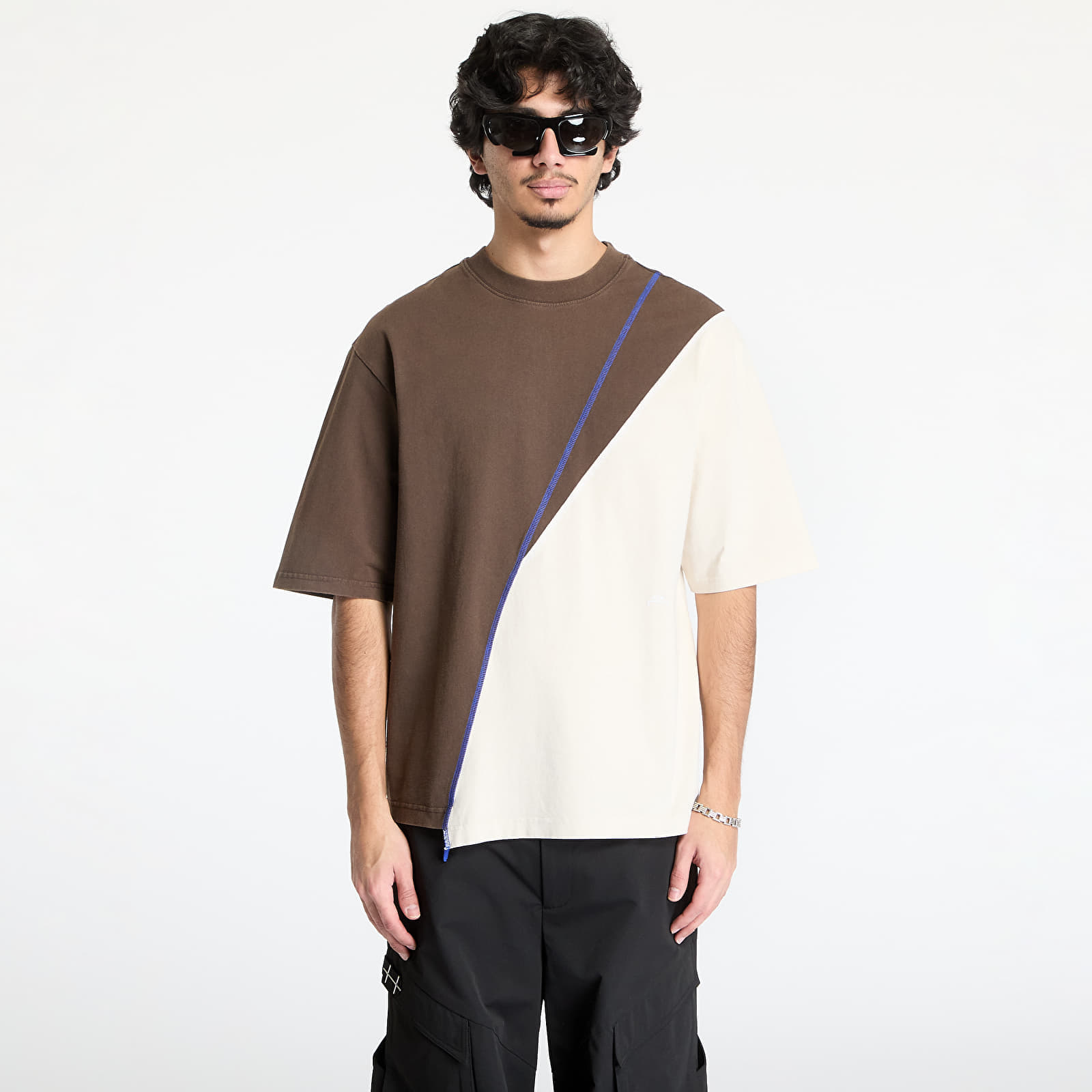 T-shirt A-COLD-WALL* Spliced T-Shirt Brown L