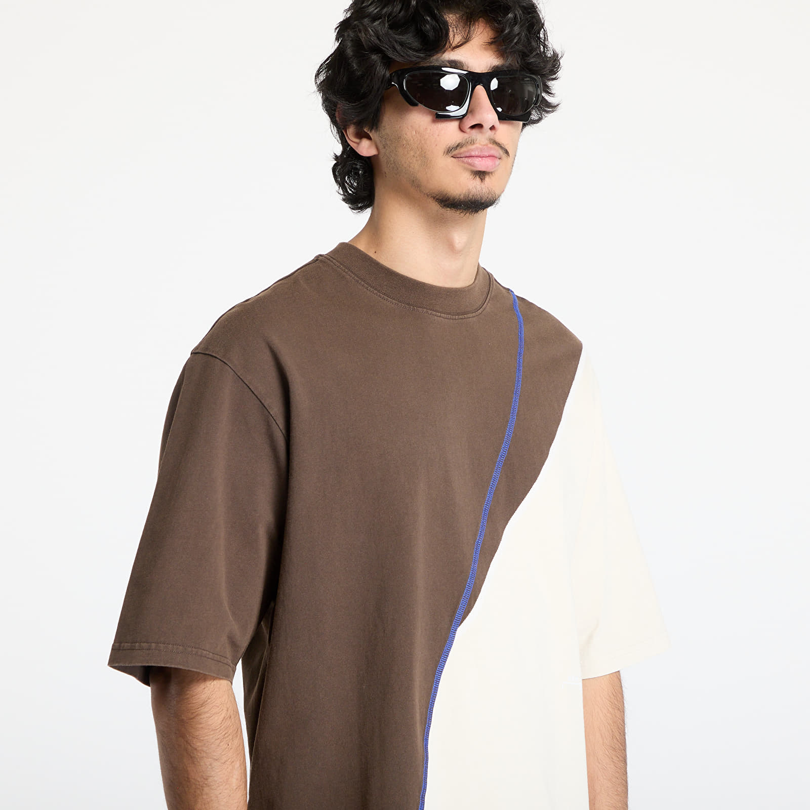 T-shirts A-COLD-WALL* Spliced T-Shirt Brown