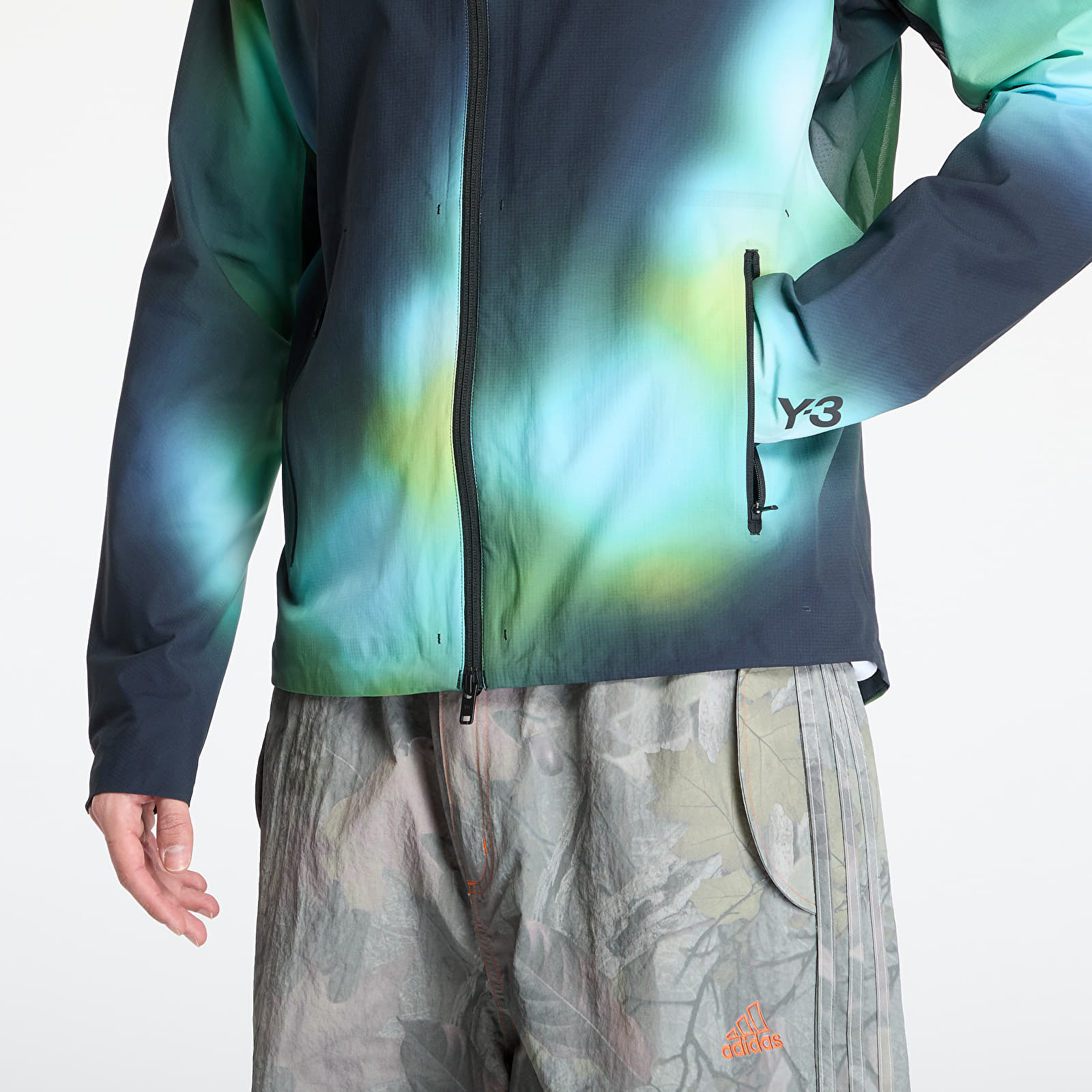 Dzsekik Y-3 Allover Print Running Jacket UNISEX Multicolor
