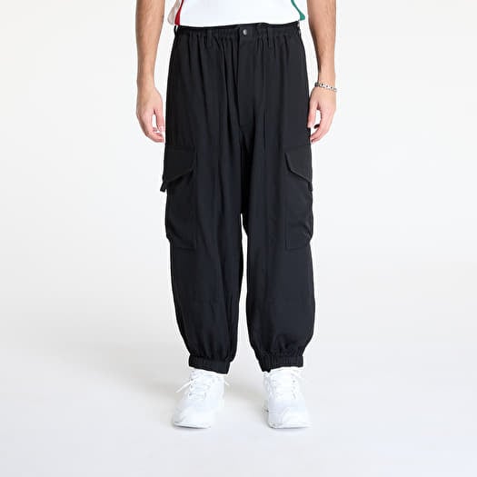 Y-3 Rayon Twill Tracksuit Bottoms Black