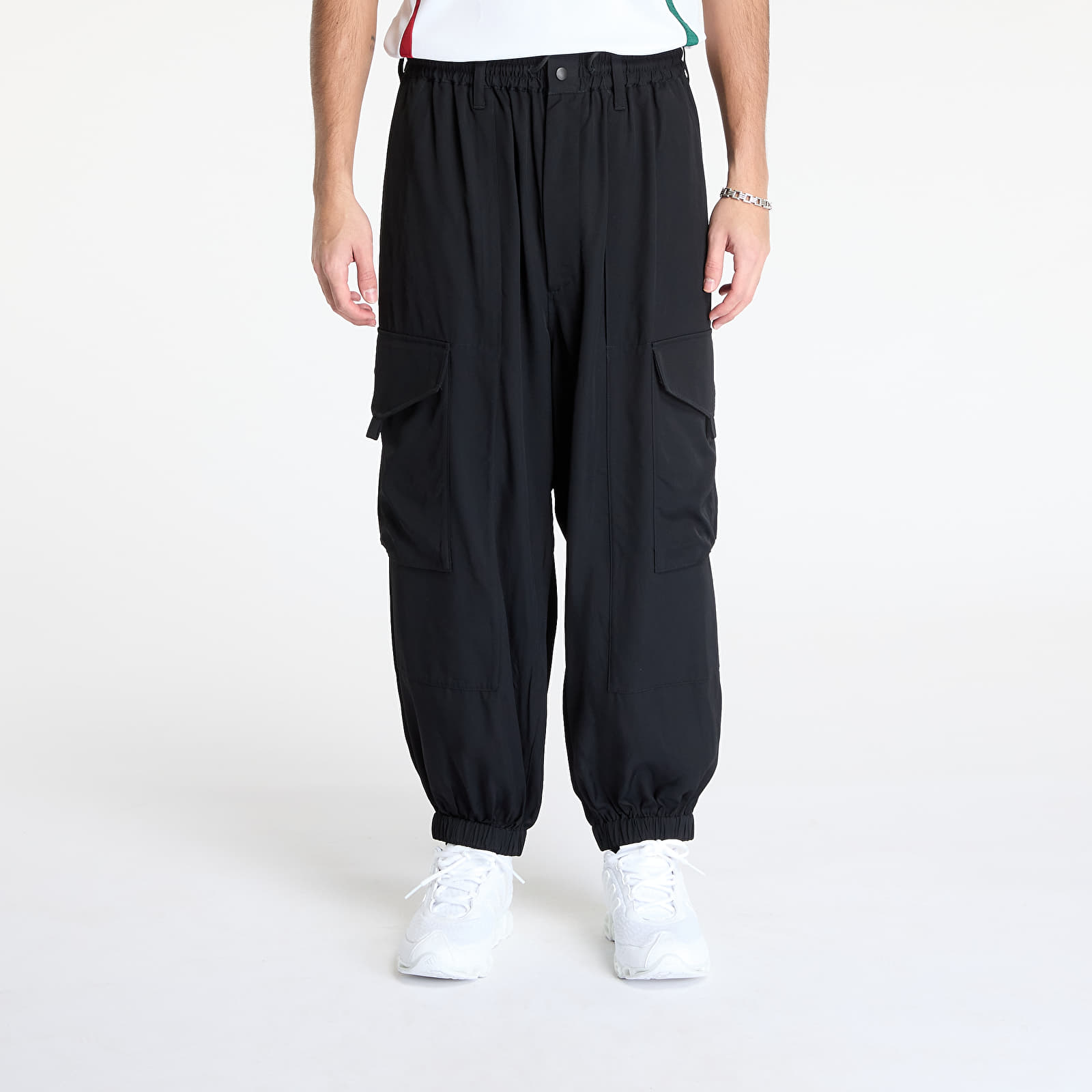 Hosen und Jeans Y-3 Rayon Twill Tracksuit Bottoms Black